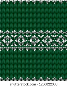 Christmas and New Year Design Seamless Knitting Pattern