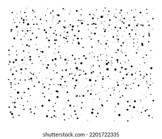 Christmas (New Year) element of starry doted or snowflakes sky. Vector illustration.