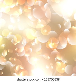 Christmas and New Year feast bokeh background with copyspace. EPS10
