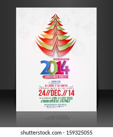 Christmas & New Year Flyer Magazine Cover & Poster Template 