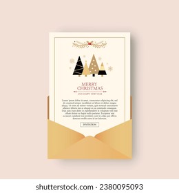 Christmas and New Year flyers, brochures, holiday cards templates