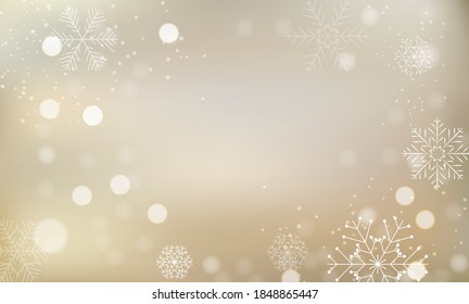 Christmas and New Year Glossy Light Background. Vector Illustration EPS10