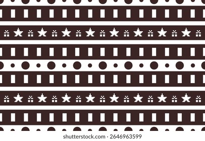 Christmas and New Year green and white seamless pattern, fairytale pixel pattern in white and green with Nordic snowflakes for winter hats, ugly sweaters, jumpers. wallpaper, paper or other design