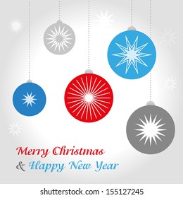 Christmas New Year greeting card 2014