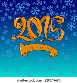 Christmas and New Year greeting card vector