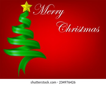 Christmas and New Year greeting card , illustration