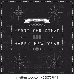 Christmas and New Year Greetings Card