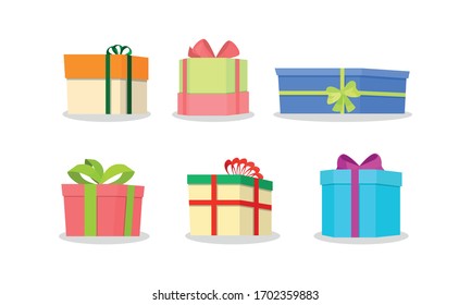 Christmas and New year holiday boxes for presents