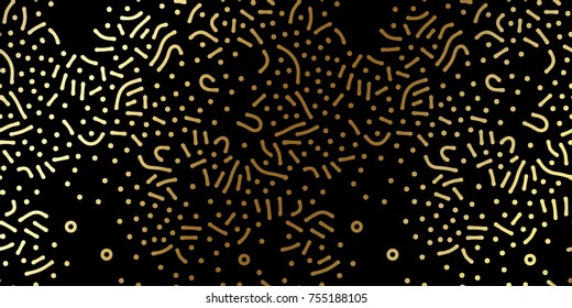 Christmas or New Year holiday golden pattern background template for greeting card design. Vector gold abstract wrapping paper pattern for Christmas or New Year seamless shiny glow golden background.