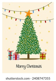 Christmas new year holiday greeting cards winter background postcard and website banner	