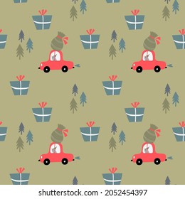 Christmas and New Year holidays. Pattern.
A great amazing Christmas set in vector.