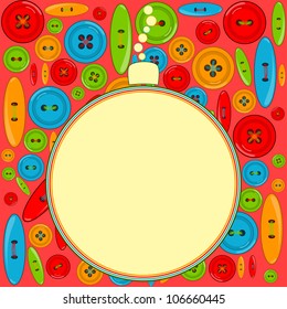 Christmas and New Year invitation card