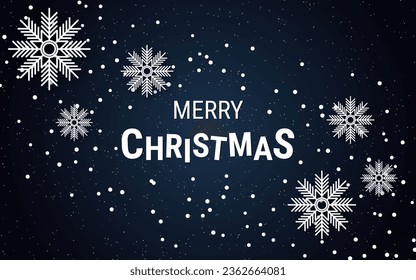 Christmas and New Year luxury vector background with stars and snowflakes. Design for banner, flyer, invitation card, coupon, voucher
