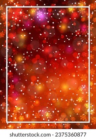 Christmas and New Year luxury vector background with stars and snowflakes. Design for banner, vertical flyer, invitation card, coupon, voucher