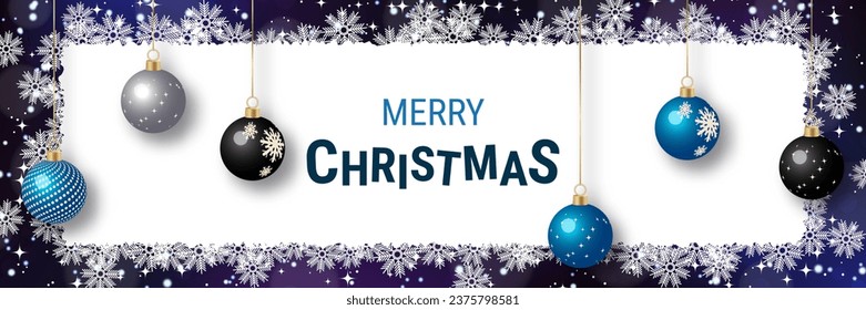 Christmas and New Year luxury vector background with stars and snowflakes. Design for banner, flyer, invitation card, coupon, voucher