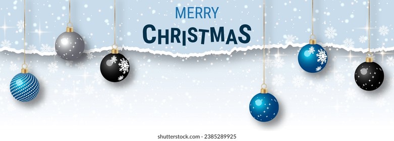 Navidad y Año Nuevo fondo vectorial de lujo con estrellas y copos de nieve. Diseño de banner, volante, tarjeta de invitación, cupón, cupón