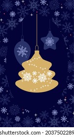 Christmas and New Year. Modern universal art templates. Christmas corporate greeting cards and invitations.