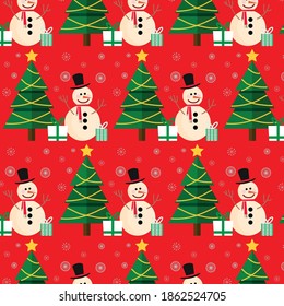 Christmas and new year pattern