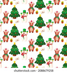Weihnachts- und Neujahrsmuster