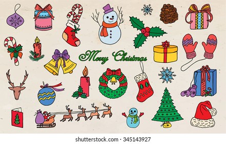 Christmas and New Year pattern
