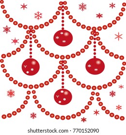 Christmas new year pattern 