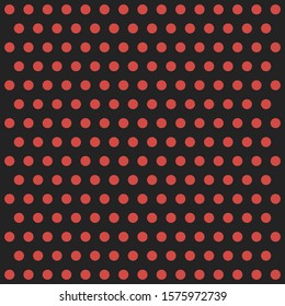 Christmas and new year pattern polka dots. Template background in red and black polka dots . Fabric texture. Vector illustration