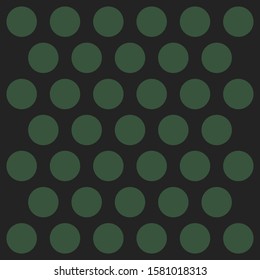 Christmas and new year pattern polka dots. Template background in green and black polka dots . Seamless fabric texture. Vector illustration