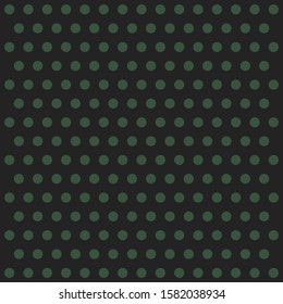 Christmas and new year pattern polka dots. Template background in green and black polka dots . Seamless fabric texture. Vector illustration