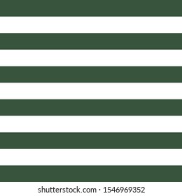 Christmas and new year pattern of repetitive horizontal strips of green and white color. Green and white horizontal stripes background. Seamless texture background. Vector illustration