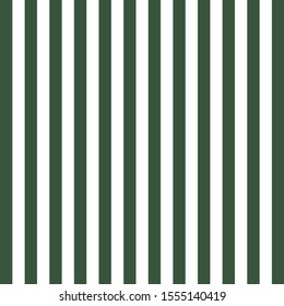 Christmas and new year pattern of repetitive vertical strips of green and white color. Green and white vertical stripes background. Seamless texture background. Vector illustration