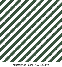 Christmas and new year pattern of repetitive slanting strips of white and green color. White and green vertical stripes background. Seamless texture background. Vector illustration