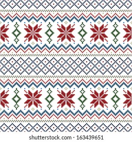 Christmas and New Year pattern. Winter holiday backgrounds, vector