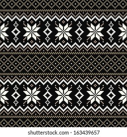 Christmas and New Year pattern. Winter holiday backgrounds, vector