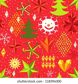 Christmas and new year pattern.Background for winter theme.