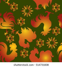 Christmas and new year pattern.christmas elements on a colored background