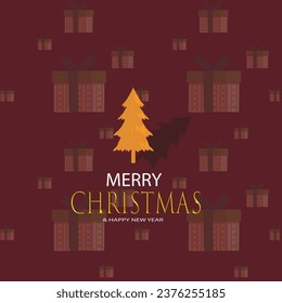 Weihnachts- und Neujahrsporter im Vektorformat.