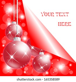 Christmas and New Year postcard
