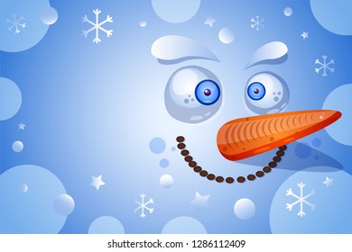 Snowman Face Images Stock Photos Vectors Shutterstock