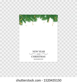 Christmas and New Year posters . Winter holiday invitations. Festive vector illustration