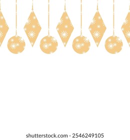 Natal e Ano Novo imprimir papel de parede fundo com decoração temporada ilustração vetor	
