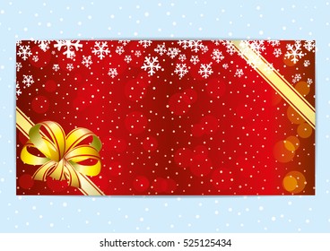 Christmas and New Year red background.