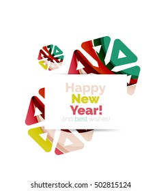 Christmas and New Year sale banner. Vector illustration
