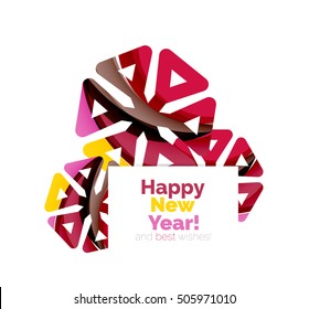 Christmas and New Year sale banner. Vector illustration