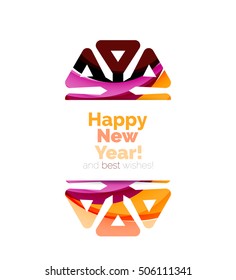 Christmas and New Year sale banner. Vector illustration