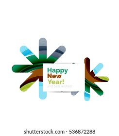 Christmas and New Year sale banner. Vector illustration