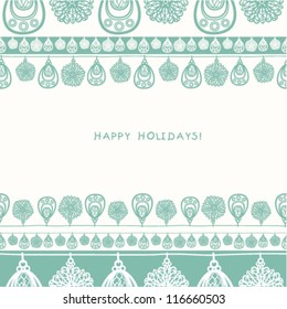 Christmas and New Year seamless pattern. Vector background.