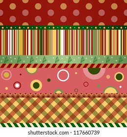 Christmas and New Year seamless pattern. Merry christmas wallpaper. Vector illustration