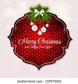 Christmas and New Year seamless pattern background. vector illustration