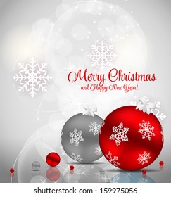 Christmas and New Year seamless pattern background. vector illustration