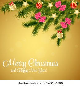 Christmas and New Year seamless pattern background. vector illustration